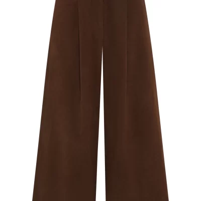 High Waisted Petite Trousers front