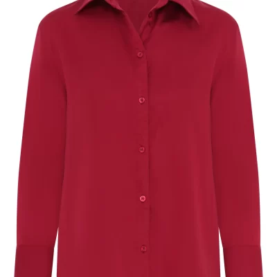 Petite Shirt deep red