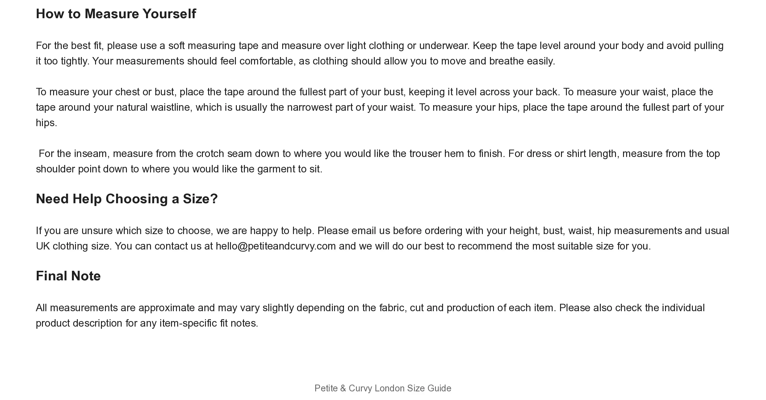 Petite-and-Curvy-london-size-guide
